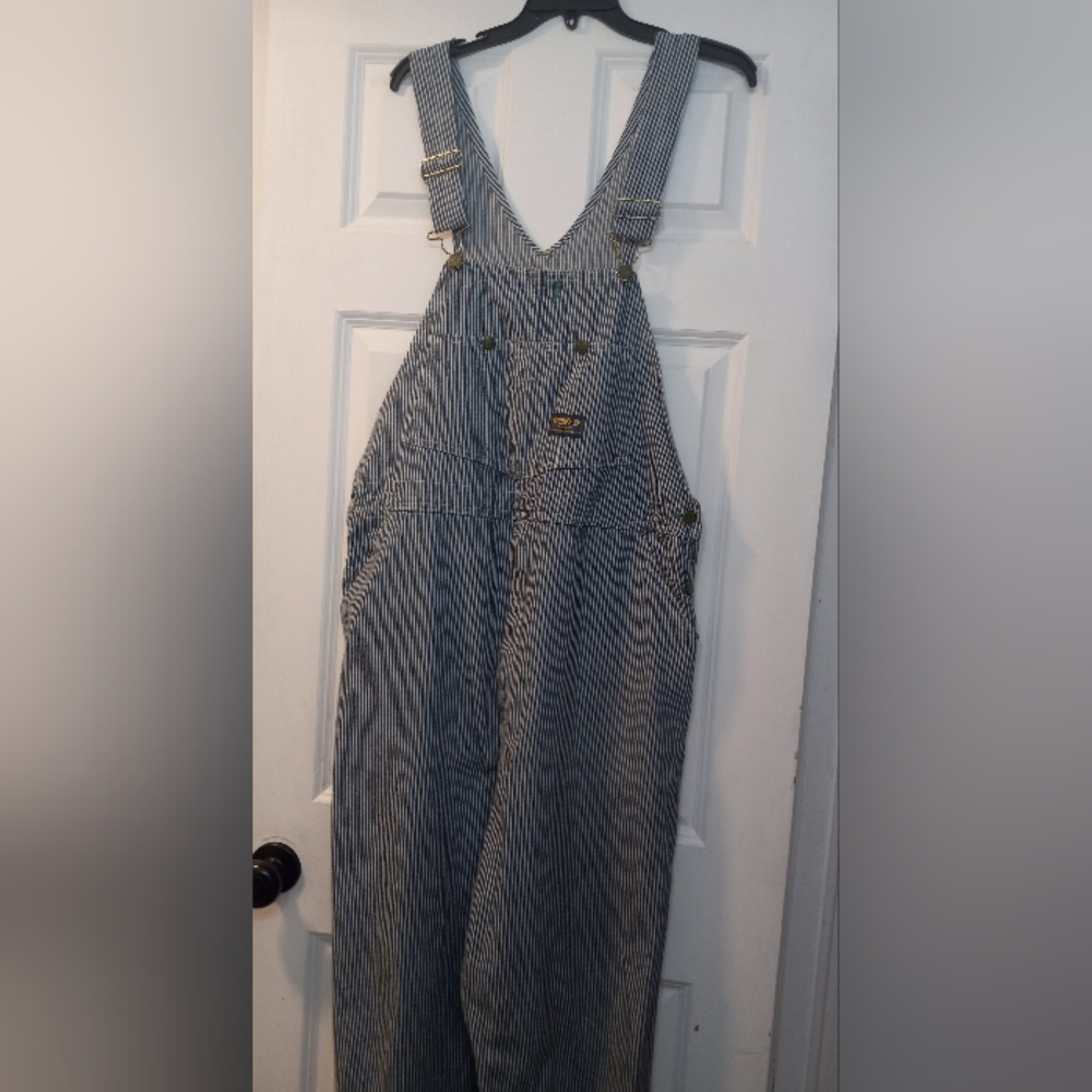 Vintage Oshkosh hickory overall size 40Size: Men's / US 40 / unisex, - Picture 12 of 12
